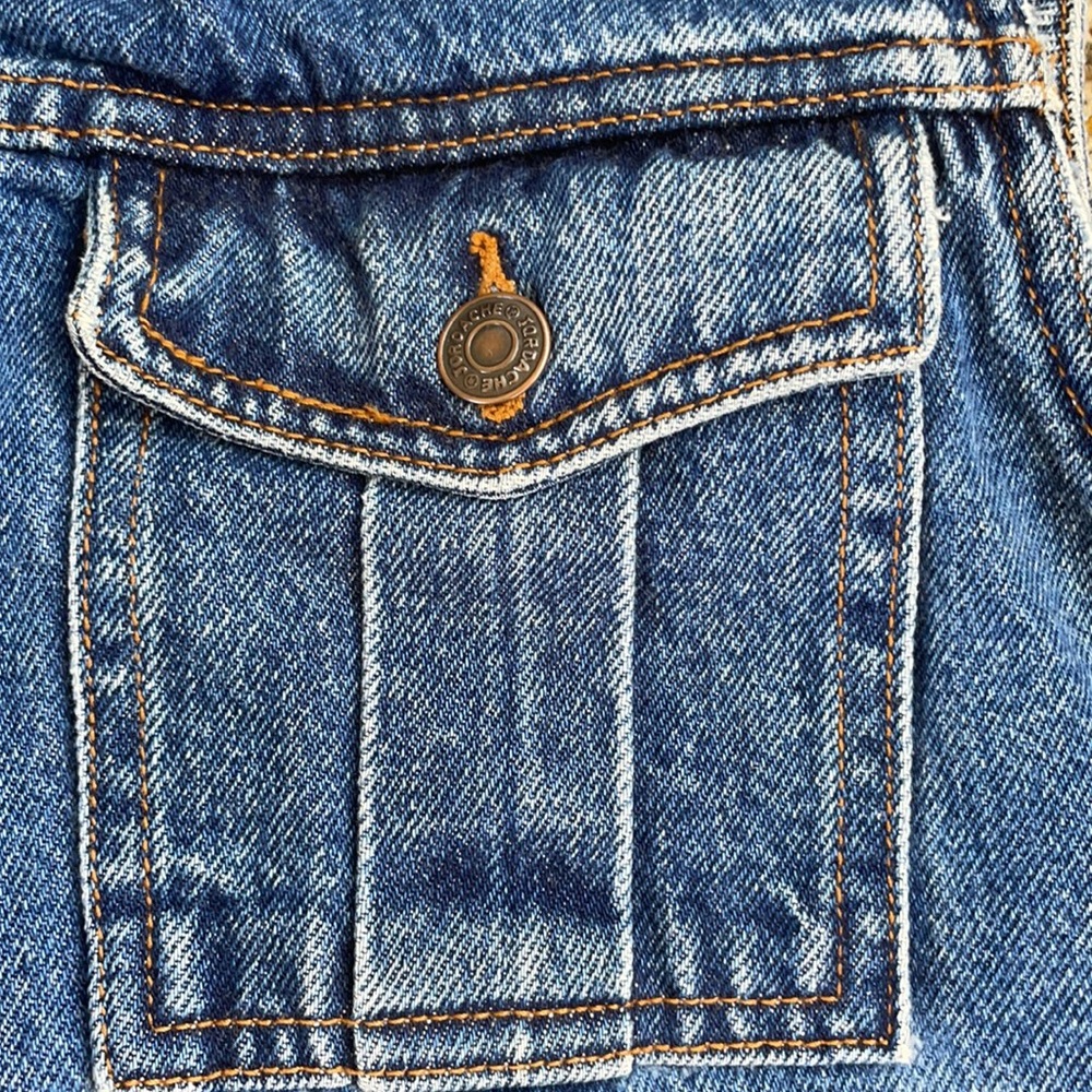 Vintage Jordache jean denim vest small - Picture 2 of 6